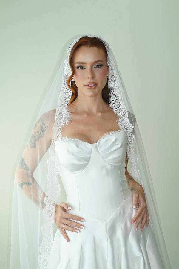Vestido em confecção sob medida, modelo 1