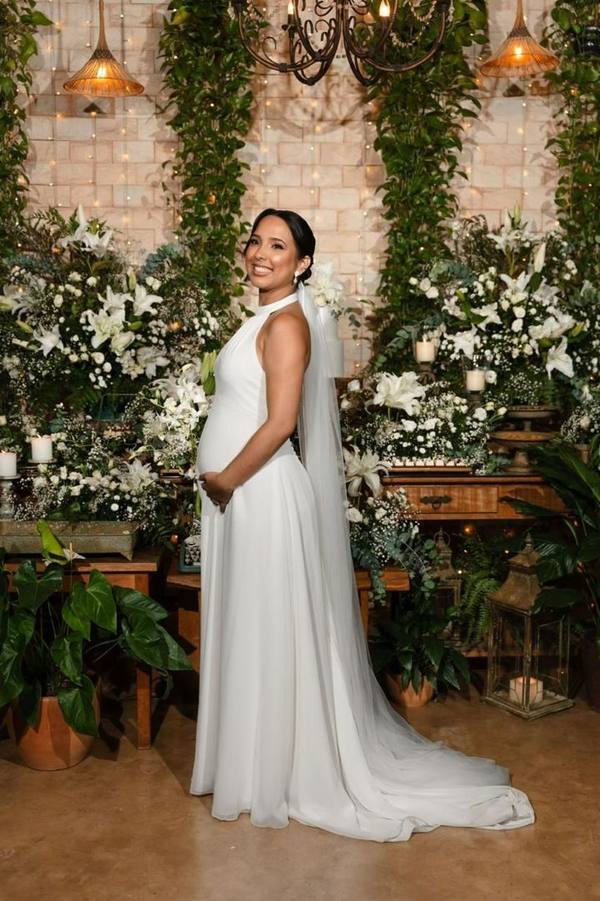 Vestido em confecção sob medida, modelo 3